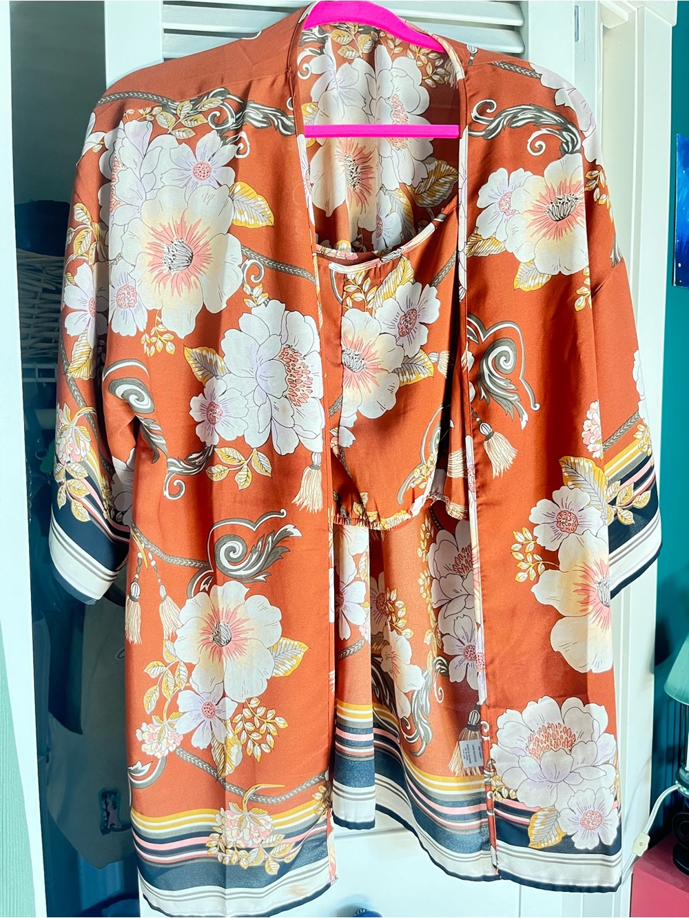 2 piece floral set